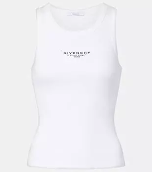 Хлопковая майка Stamp Givenchy, белый