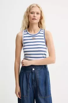 Хлопковая майка Tezza Munthe, синий