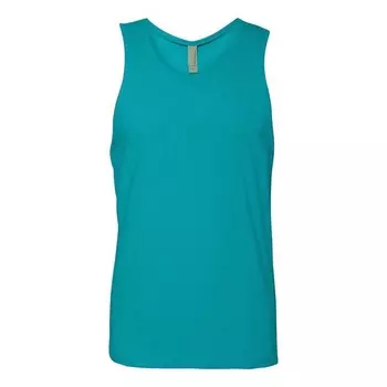 Хлопковая майка унисекс следующего уровня Next Level, цвет Tahiti Blue