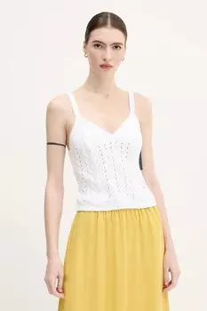 Хлопковая майка United Colors Of Benetton, белый