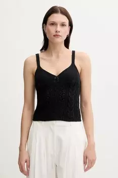 Хлопковая майка United Colors Of Benetton, черный