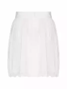 Хлопковая мини-юбка Dolce&Gabbana, белый