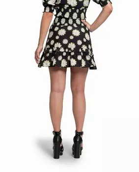 Хлопковая мини-юбка Hazy Daisy Nicole Miller