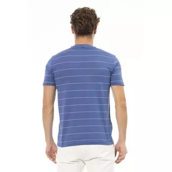 Хлопковая мужская футболка Baldinini Trend, синий