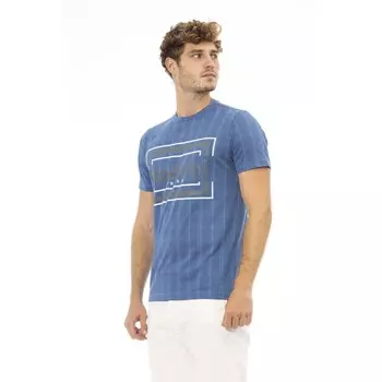 Хлопковая мужская футболка Baldinini Trend, синий