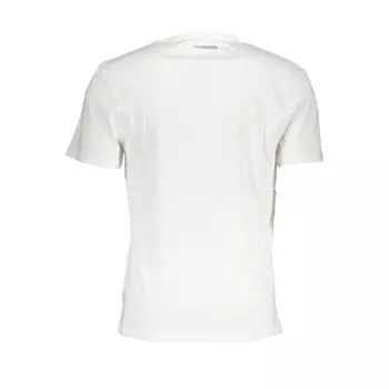 Хлопковая мужская футболка Bikkembergs, белый