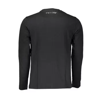 Хлопковая мужская футболка La Martina, черный