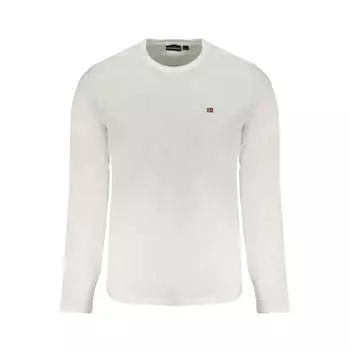 Хлопковая мужская футболка Napapijri, белый