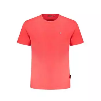 Хлопковая мужская футболка Napapijri, красный