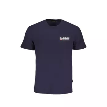 Хлопковая мужская футболка Napapijri, синий