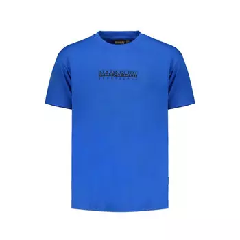 Хлопковая мужская футболка Napapijri, синий