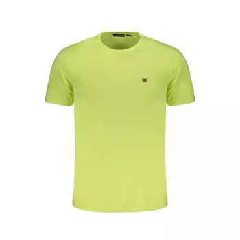 Хлопковая мужская футболка Napapijri, желтый