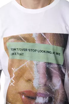 Хлопковая мужская футболка Nicolo Tonetto, белый