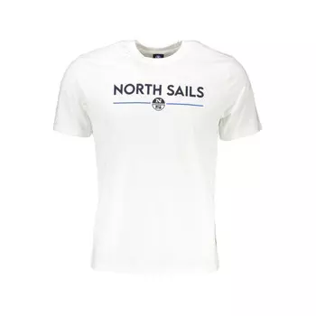 Хлопковая мужская футболка North Sails, белый