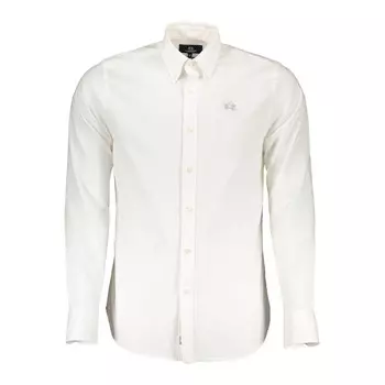 Хлопковая мужская рубашка La Martina, белый