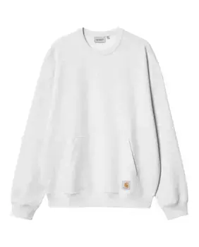 Хлопковая мужская толстовка Carhartt WIP, серый