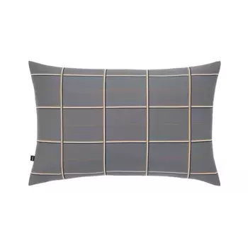 Хлопковая наволочка Boss Check Hugo Boss, серый