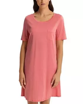 Хлопковая ночная сорочка Deluxe Hanro, розовый
