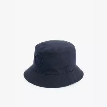 Хлопковая панама с вышивкой в виде компаса Stone Island, синий