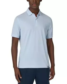 Хлопковая пике-поло Boggi Milano, синий