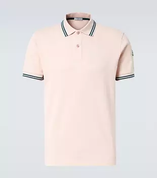 Хлопковая пике-поло Moncler, Rose Quicksand