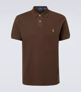 Хлопковая пике-поло Polo Ralph Lauren, Nutmeg Brown/C8569