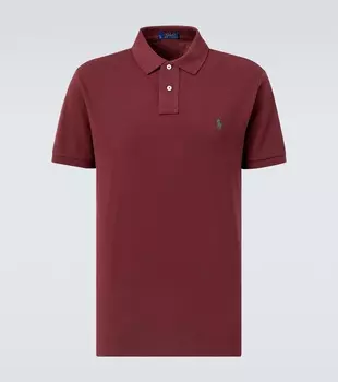 Хлопковая пике-поло Polo Ralph Lauren, Red Wine/C5546