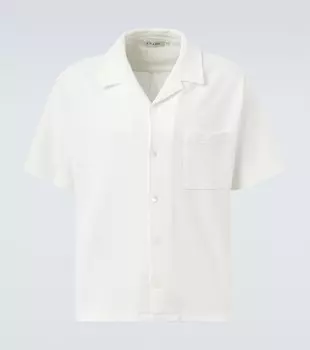 Хлопковая пике рубашка для боулинга Frame, белый
