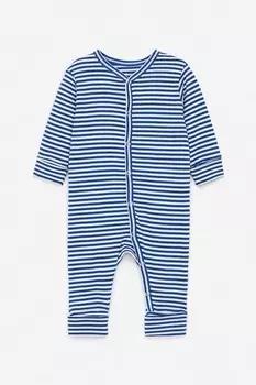 Хлопковая пижама Arket, синий