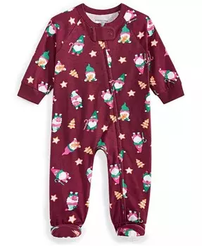 Хлопковая пижама Baby Gnomes Family Pajamas, красный