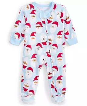 Хлопковая пижама Baby Santa Toss Family Pajamas, синий