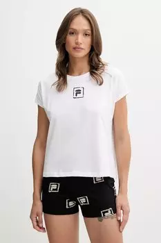 Хлопковая пижама Fila, белый