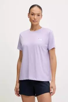 Хлопковая пижама Fila, фиолетовый