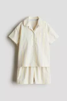 Хлопковая пижама H&M, мультиколор