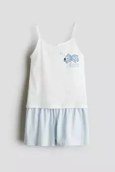 Хлопковая пижама H&M, мультиколор