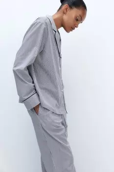 Хлопковая пижама H&M, синий