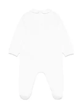 Хлопковая пижама Il Gufo с аппликациями, белый