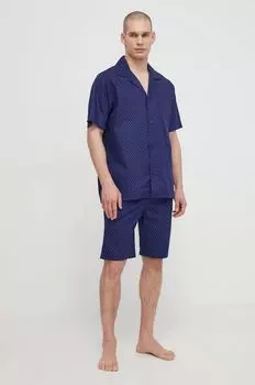 Хлопковая пижама Polo Ralph Lauren, черный
