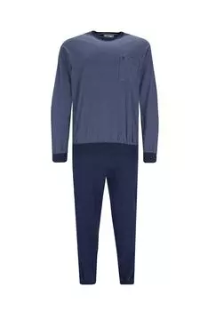 Хлопковая пижама премиум-класса hajo, цвет Rauchblau