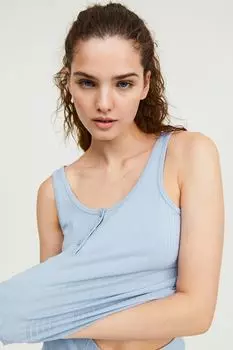 Хлопковая пижама с топом и шортами H&M