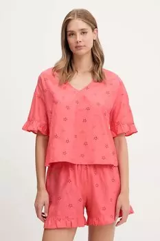 Хлопковая пижама United Colors Of Benetton, розовый