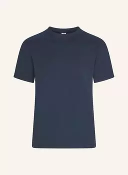 Хлопковая пижамная рубашка Skims Skims, синий