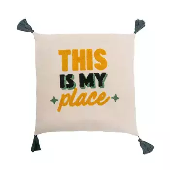 Хлопковая подушка Cojn This Is My Place Mr Wonderful, 1 UD