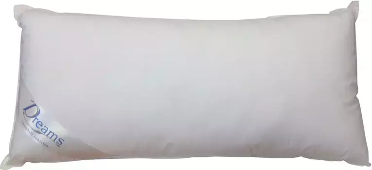Хлопковая подушка Dreams "Gel Feeling", чехол: 100% хлопок, (1 шт.) 40х80 см, белый