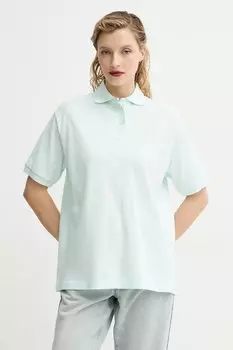 Хлопковая поло Aralena 2Ndday, бирюзовый