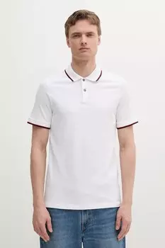 Хлопковая поло Armani Exchange, белый