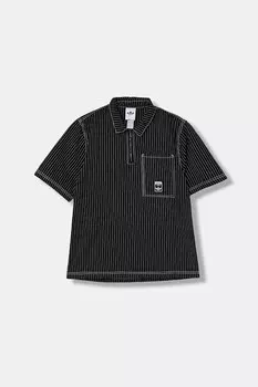 Хлопковая поло Graphic Lo Sh Adidas Originals, черный