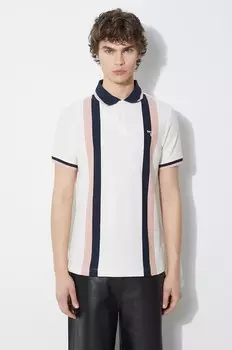 Хлопковая поло Howdon Barbour, бежевый