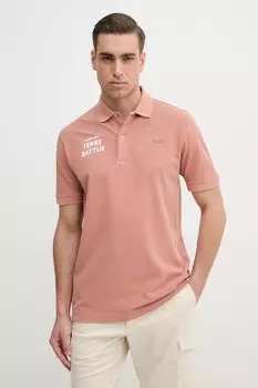 Хлопковая поло Lacoste, оранжевый