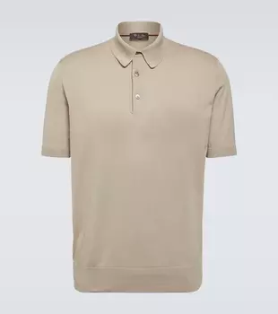 Хлопковая поло Loro Piana, Rustic Taupe